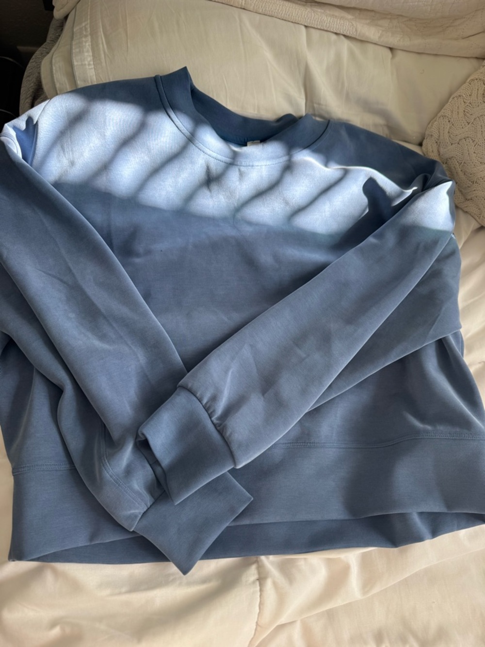lululemon athletica Women’s Crewneck Sweater in Dusty Blue